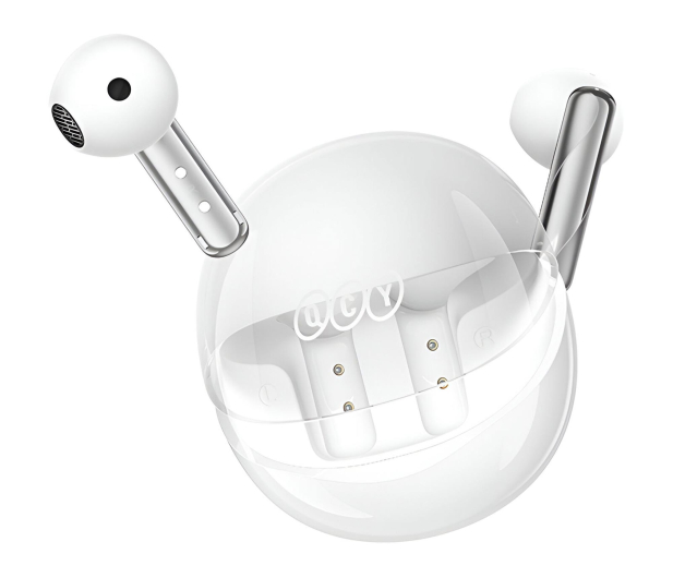 QCY AilyBuds Clear T32 Białe - 1322149 - zdjęcie 2